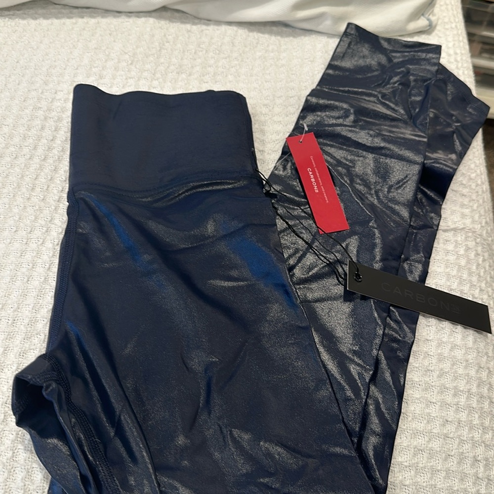 Carbon38 melt leggings in Navy XS NWT